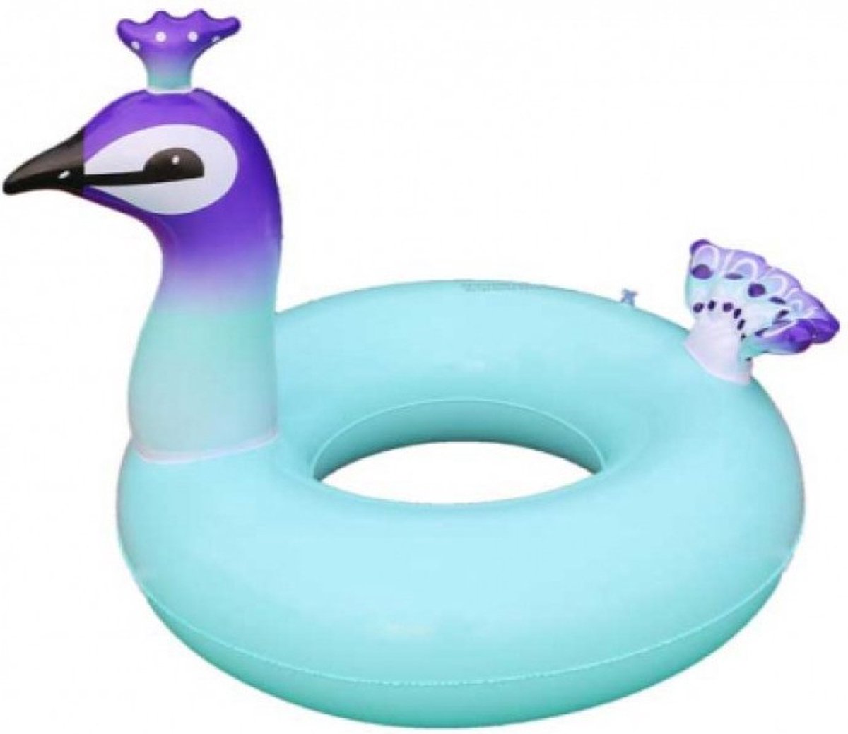 Opblaasbare Pauw Zwemband| Zwemband Pauw| Swimring| Pauw| kinderen en volwassenen| 90cm | Blauw- Paars